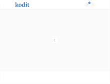 Tablet Screenshot of kodit.com